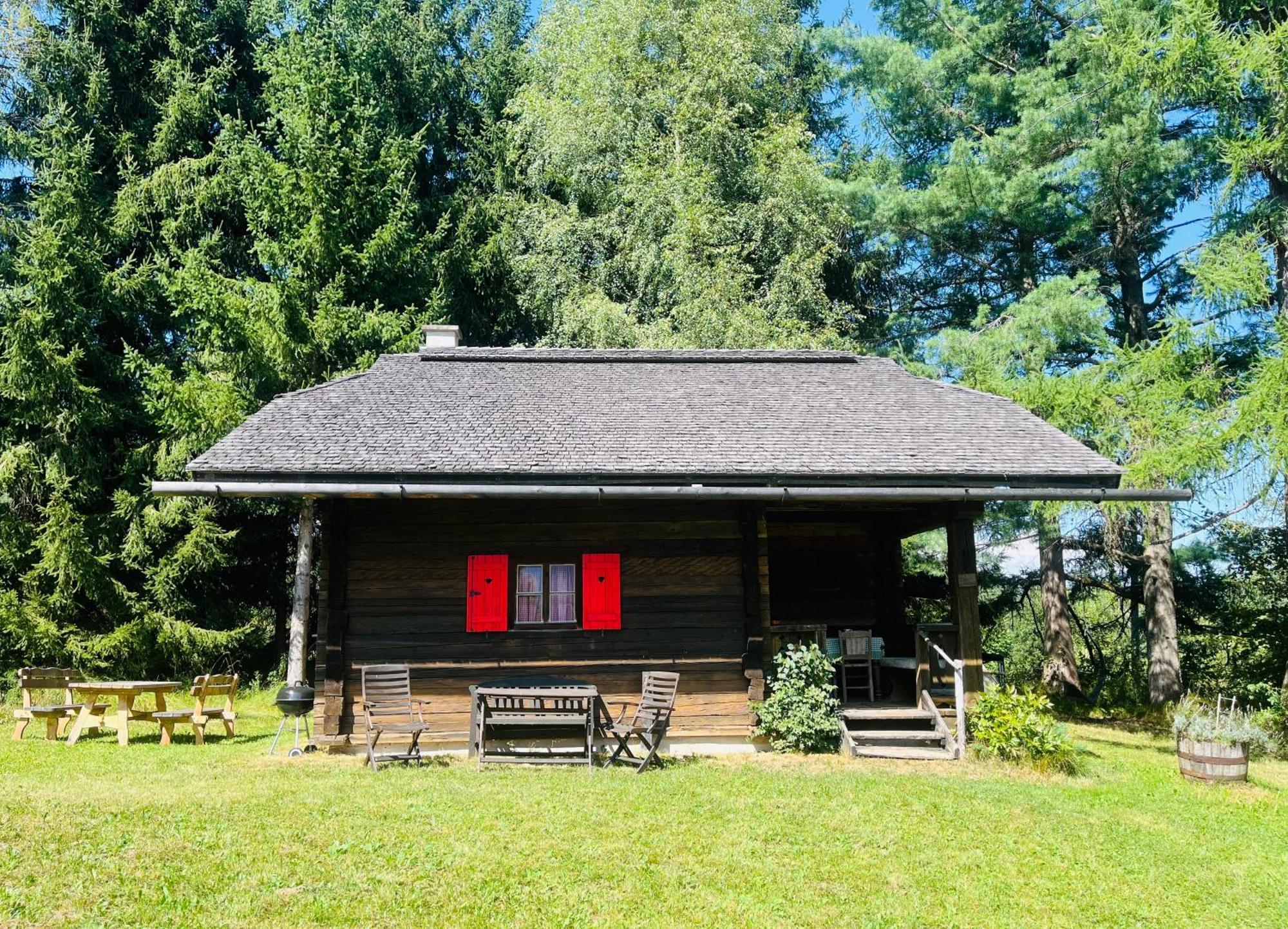 Cozy Log Cabin Near Faaker See Ledenitzen Exterior photo